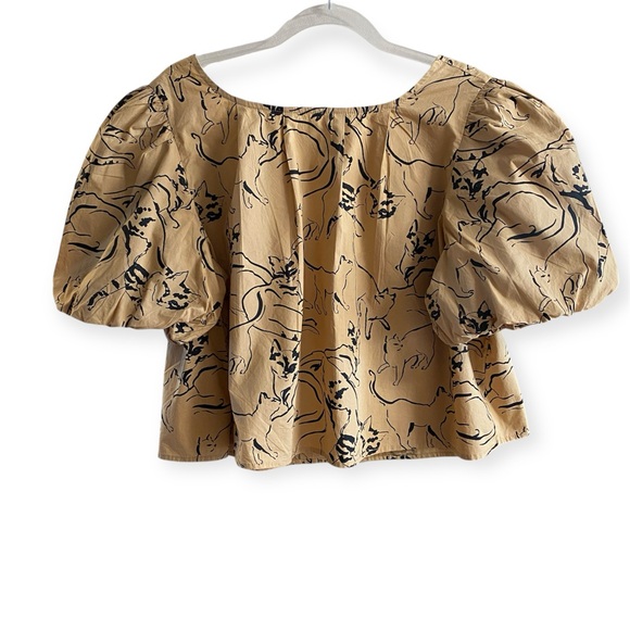 Anthropologie Tops - Anthropologie Maeve Puff-Sleeve Top